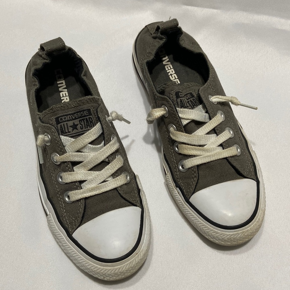 Womens Converse Sneakers Gray Size 7
